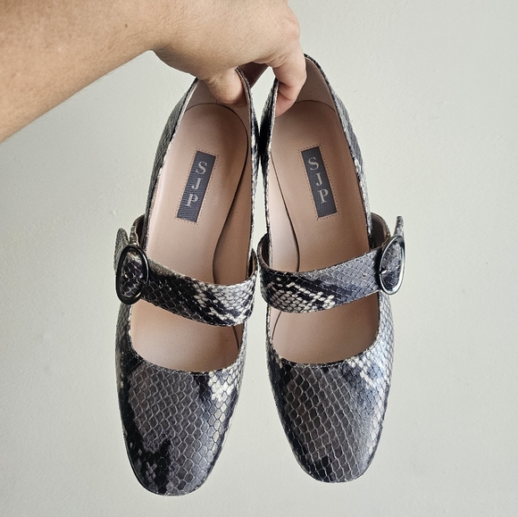SJP by Sarah Jessica Parker Shoes - SJP tartt Snake Print Mary Janes